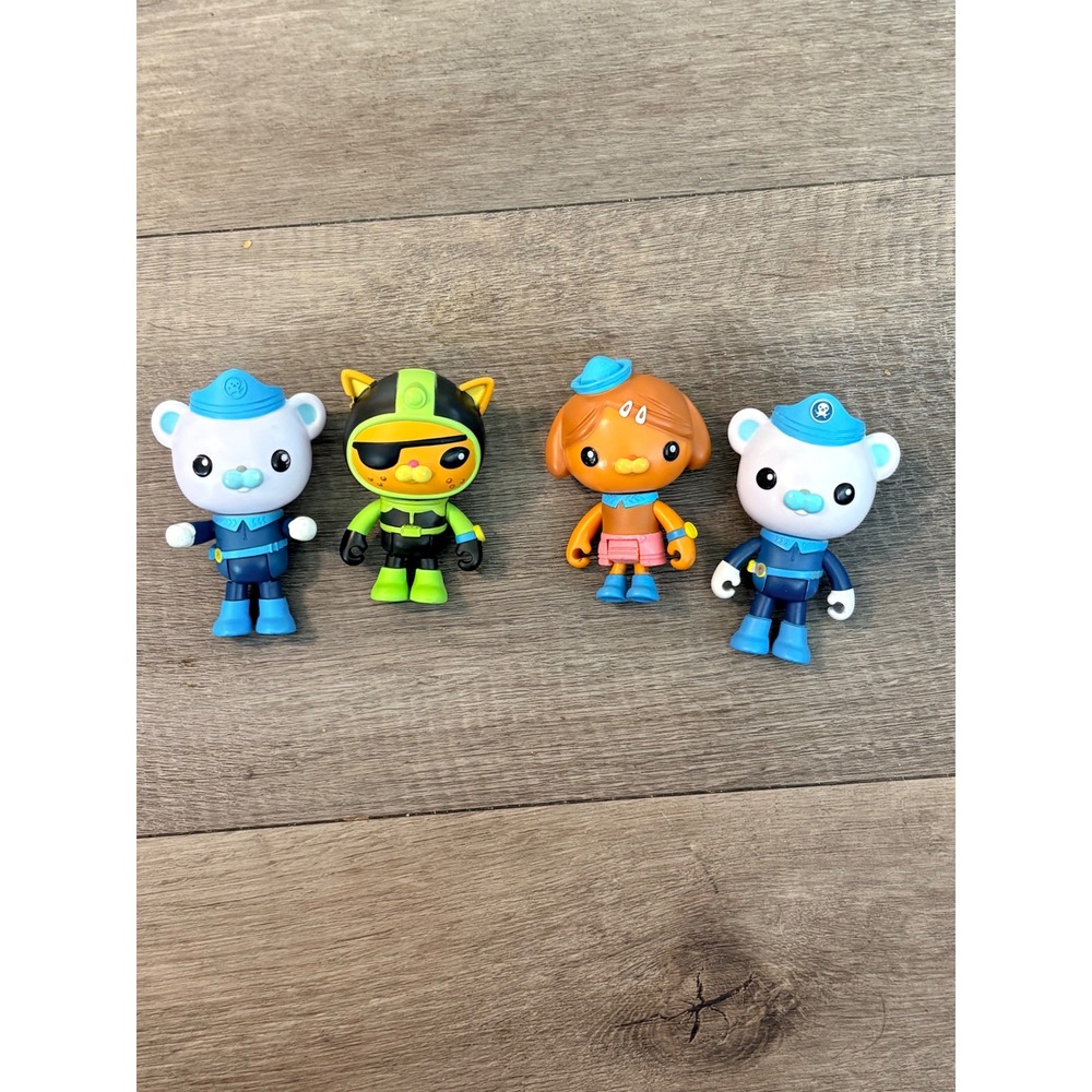 Octonauts Figure Lot Barnacles Kwazii Dashi Moose Toys Action Figures 3 Inch